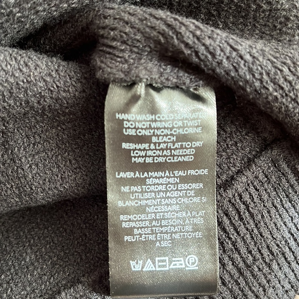 Free People Ottoman Slouchy Tunic Sweater in Black Size XS - Picture 7 of 8